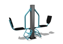 Тренажер "Жим ногами горизонтальный", двойной ТР050