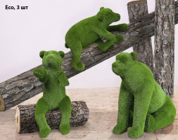 Топиари композиция Мишки на дереве, 4 шт - Deluxe Greeen, фото 3