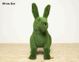 Топиари заяц Лада, h=90 см - газон Eco, фото 2