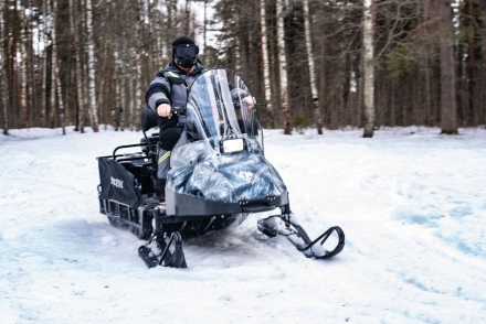 Мини-снегоход БУРЛАК-М Егерь Опти 20 л.с., фото 6