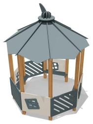 Беседка ВСТ 9523 для детской площадки, фото 1 Беседка ВСТ 9523 для детской площадки, фото 1