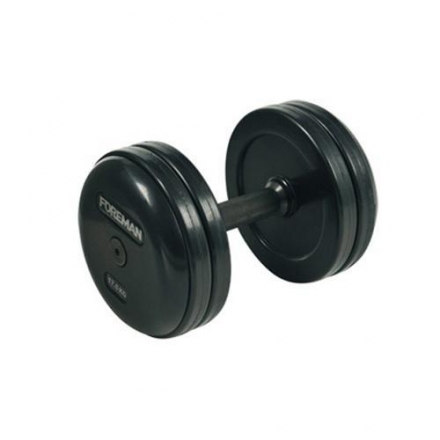 Гантели фиксированные обрезиненные в сборе FOREMAN FP/RUB-EPR/22.5KG, пара, фото 1