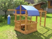 Детская игровая деревянная площадка для дачи "Мадрид 102" Детская игровая деревянная площадка для дачи "Мадрид 102"