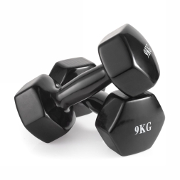 Гантель неразборная  9 кг винил, фото 2