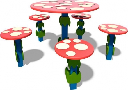 Песочный двор &quot;Мухомор&quot; ТЕ313 , фото 1