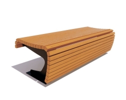 Банкетка Сквер, Сосна 1,2 м, фото 4