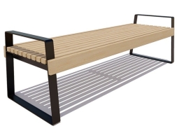 Банкетка Белгород, Лиственница 0,6 м, фото 2