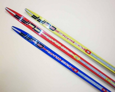 Лыжи беговые Cliff(дерево-пластик) 190 см.с насеч, фото 1