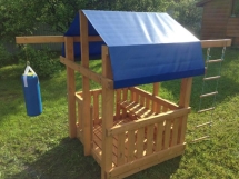 Детская игровая деревянная площадка для дачи "Мадрид 103" Детская игровая деревянная площадка для дачи "Мадрид 103"