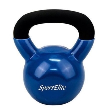 Гиря чугунная с виниловым покрытием SportElite 32 кг