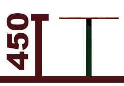 Песочный столик Цветок h 450мм 02018.21 для детской площадки, фото 3 Песочный столик Цветок h 450мм 02018.21 для детской площадки, фото 3