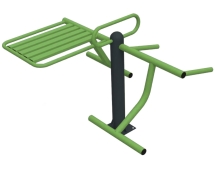 Уличный тренажер TORUDA "Пресс + Гиперэкстензия"