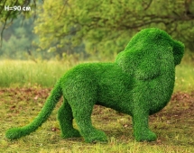 Топиари лев Пирелли, Н=160 см - газон Eco Green
