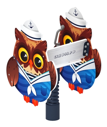 Совенок-моряк - Качалка на пружине - ИО 22.17.05-И1, фото 2