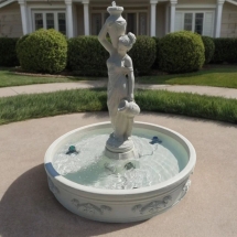 Фонтан Флоренция и девушка с кувшинами