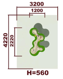 Песочный столик Олимпийский 02016 для детской площадки, фото 2 Песочный столик Олимпийский 02016 для детской площадки, фото 2