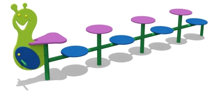 Скамейка детская 26001.21 для игровой площадки, фото 1