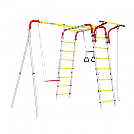 Дачный комплекс &quot;Весёлая лужайка-2&quot; + ФАНЕРНЫЕ качели Romana R 103.25.04 NEW, фото 1