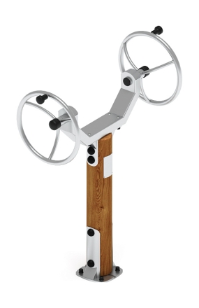 Тренажер рули (положение стоя) (лиственница темный) СТ 105-Л.И2.01, фото 2