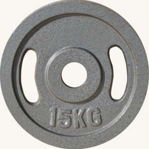 Диск JOHNS металлический, d51мм. 15 кг., серый, фото 1