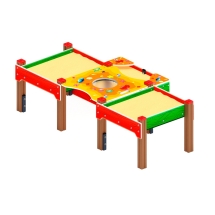 Песочница тройная комбинированная - ДОВ 50.01.06-01 Песочница тройная комбинированная - ДОВ 50.01.06-01