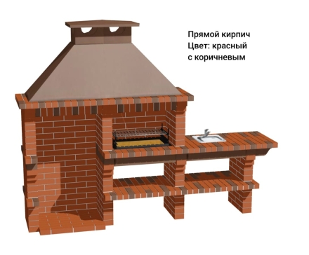 Печь Аристократ 814 Радиальный кирпич красный с коричневым, фото 13