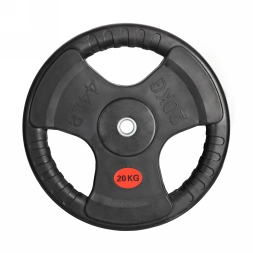 Диск 31 мм. обрезиненный с 3-мя хватами  20 кг (модель: D1), фото 1