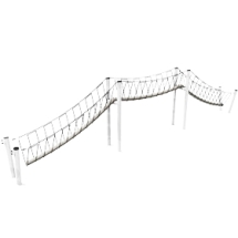 Конструкция для лазания &quot;Веревочный мост&quot;