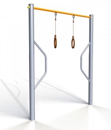 Турник с кольцами УТИ-023 , фото 1 Турник с кольцами УТИ-023 , фото 1