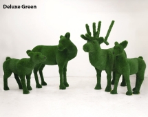 Топиари композиция олени 4 шт - газон Deluxe Green