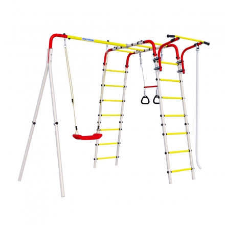 Дачный комплекс &quot;Весёлая лужайка-2&quot; + ПЛАСТИКОВЫЕ качели Romana R 103.25.04 NEW, фото 1