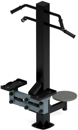 Степ+Твистер (серый) - Уличный тренажер - СТ 019-13, фото 4