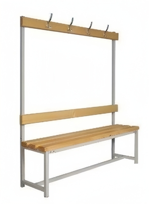 Скамейка для раздевалок односторонняя, длина 1 м., фото 1