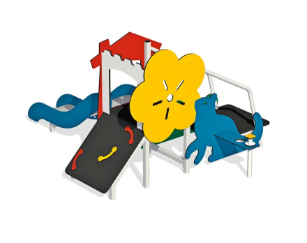 Игровой комплекс Замок со скалодромом ИКL-26, фото 1