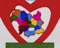 Топиари стела Любимый край, h=400 см - газон Eco, фото 3