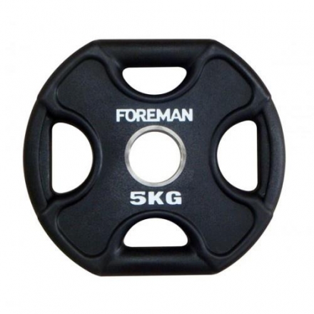 Диск X-Training уретановый FOREMAN FM/UPX-5KG-BK (5 кг), фото 1