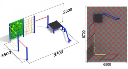 Уличный спортивный комплекс Актив спорт 3 для детской площадки, фото 3