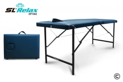 Массажный стол Relax optima синяя кожа, фото 2