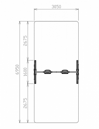 Качели двойные Д2 - ИО 12.Д.01.01.02-П - (Космопорт), фото 6