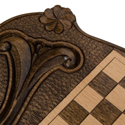 Нарды резные &quot;Россия&quot; с бронзой, Mirzoyan, фото 1