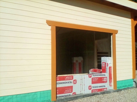 Навес для трех авто с хозблоком БАЛТИЯ Несущий каркас, фото 5