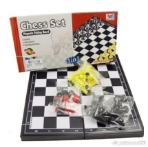 ﻿Игра 3 в 1 (шашки, шахматы, нарды магнитные)