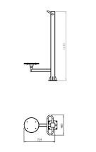 Твистер стоя одинарный