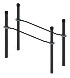 Воркаут ЛОВ 108 серый ВТ 102.04-03, фото 1