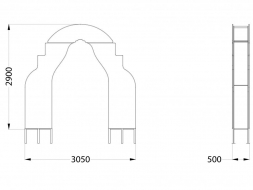МФ 7.221 Входная Арка Граффити, фото 2 МФ 7.221 Входная Арка Граффити, фото 2