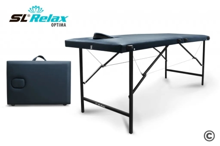 Массажный стол Relax optima серая кожа, фото 2