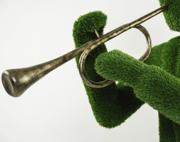 Топиари городской музыкант с трубой - газон Eco, фото 3