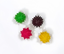 Мяч массажный резиновый (упаковка: 4 шт)