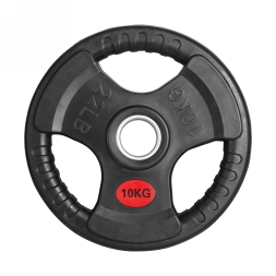 Диск 51 мм. обрезиненный с 3-мя хватами  10 кг (модель: D2), фото 1