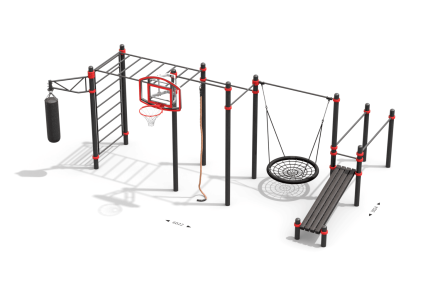 Воркаут площадка по проекту WP-009/20 &quot;Шеломово&quot;, фото 1